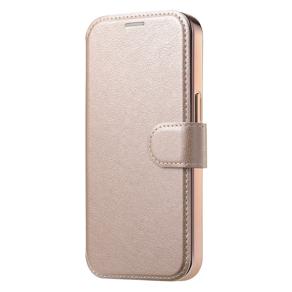 For iPhone 17 Pro Case Compatible with MagSafe Detachable Leather Phone Cover with Lens Film