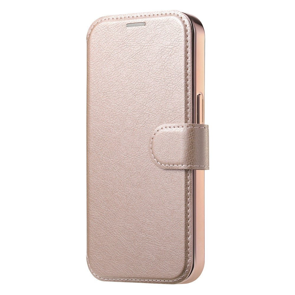 For iPhone 17 Case Compatible with MagSafe Detachable Leather Phone Cover with Lens Film