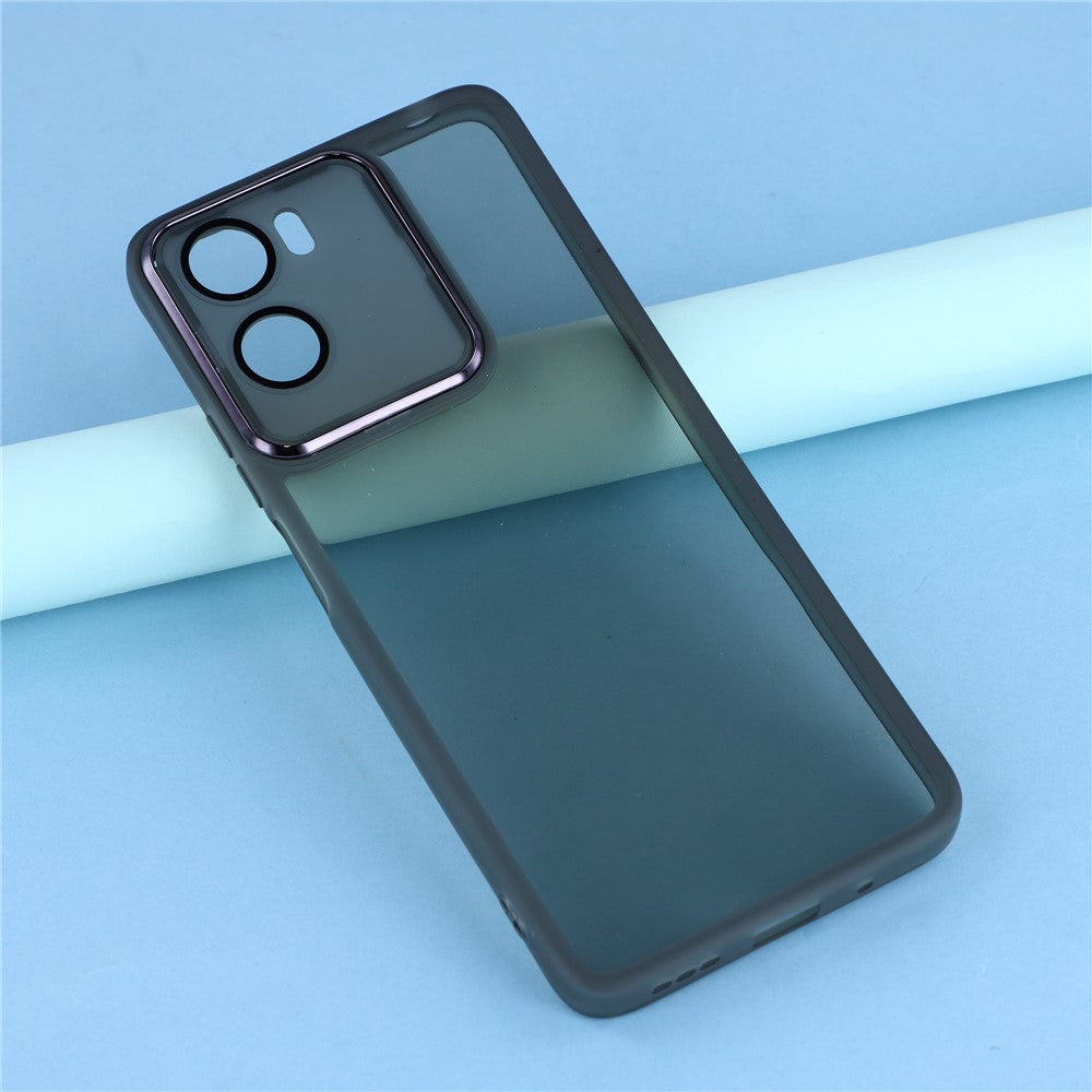 For Motorola Moto G06 4G / G06 Power 4G Case Electroplated Camera Frame TPU Phone Cover