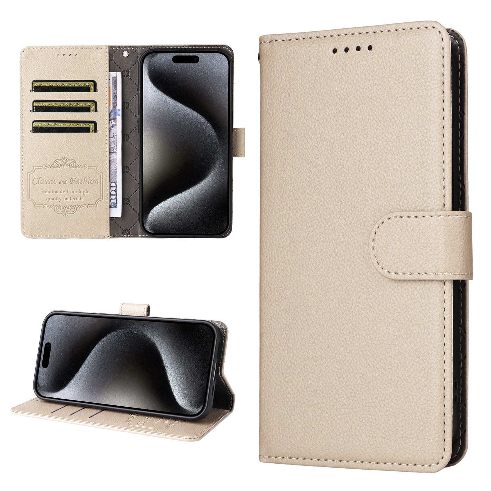 For Samsung Galaxy S26 / S26 Pro Case RFID Blocking 3 Card Slots PU Leather Phone Cover with Wrist Strap