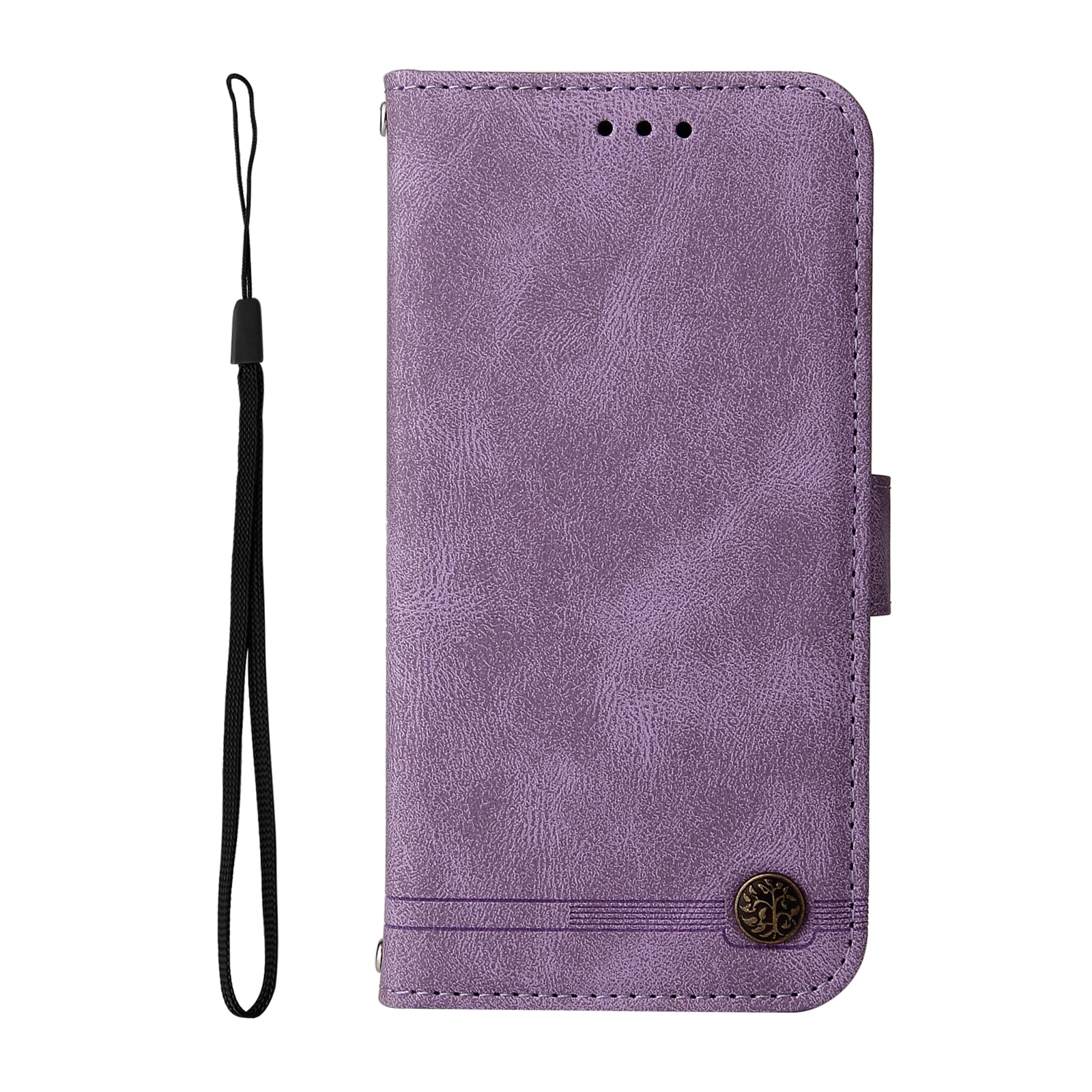 For Samsung Galaxy S26 Ultra Leather Wallet Cases Skin Touch Phone Cover Stand with Strap