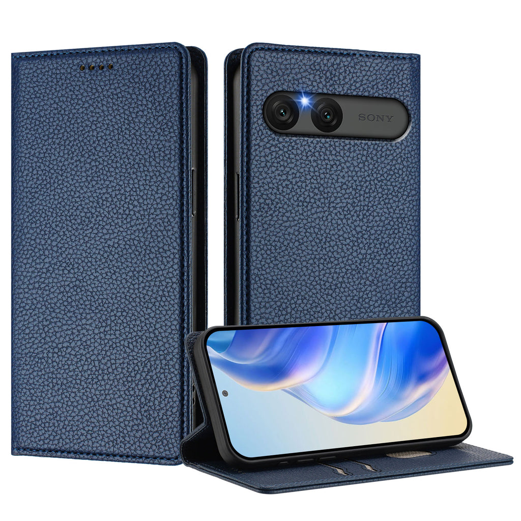 For Sony Xperia 10 VII Wallet Case RFID Blocking Litchi Texture Leather Mobile Cover