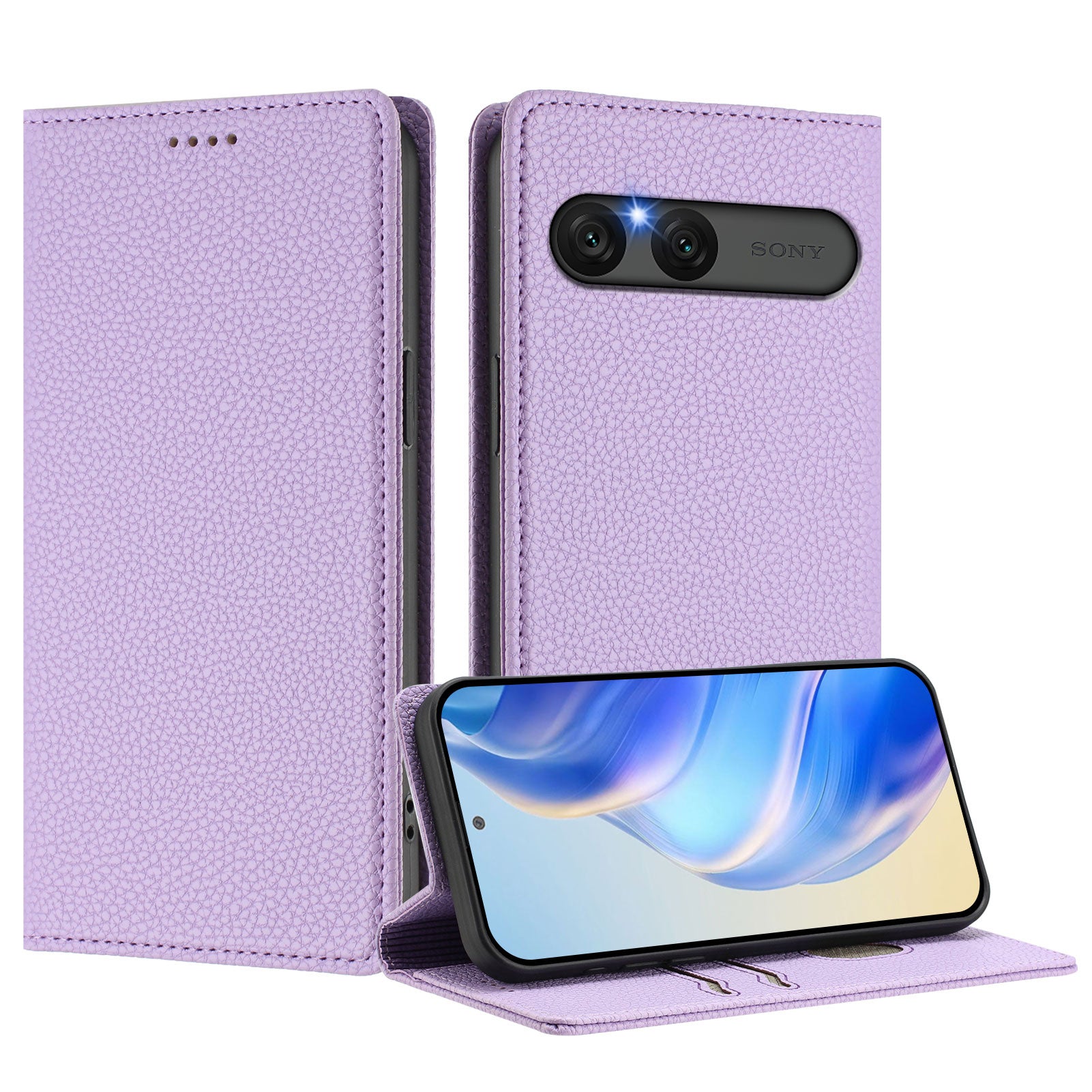 For Sony Xperia 10 VII Wallet Case RFID Blocking Litchi Texture Leather Mobile Cover