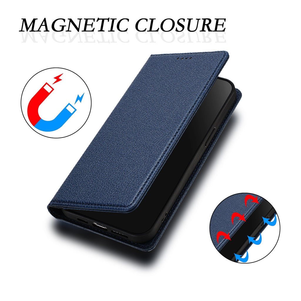 For Motorola Moto G06 4G Wallet Case RFID Blocking Litchi Texture Leather Mobile Cover