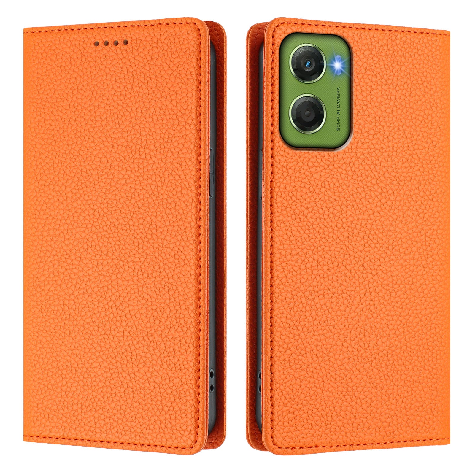 For Motorola Moto G06 4G Wallet Case RFID Blocking Litchi Texture Leather Mobile Cover