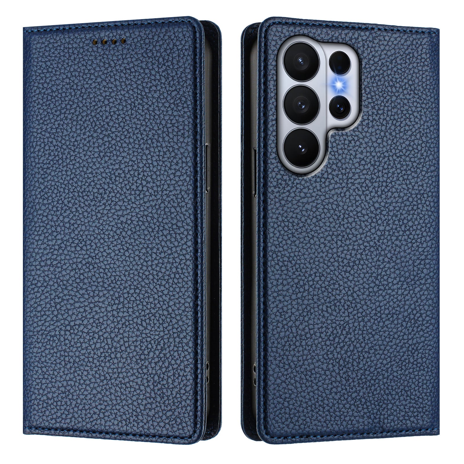 For Samsung Galaxy S26 Ultra Wallet Case RFID Blocking Litchi Texture Leather Mobile Cover