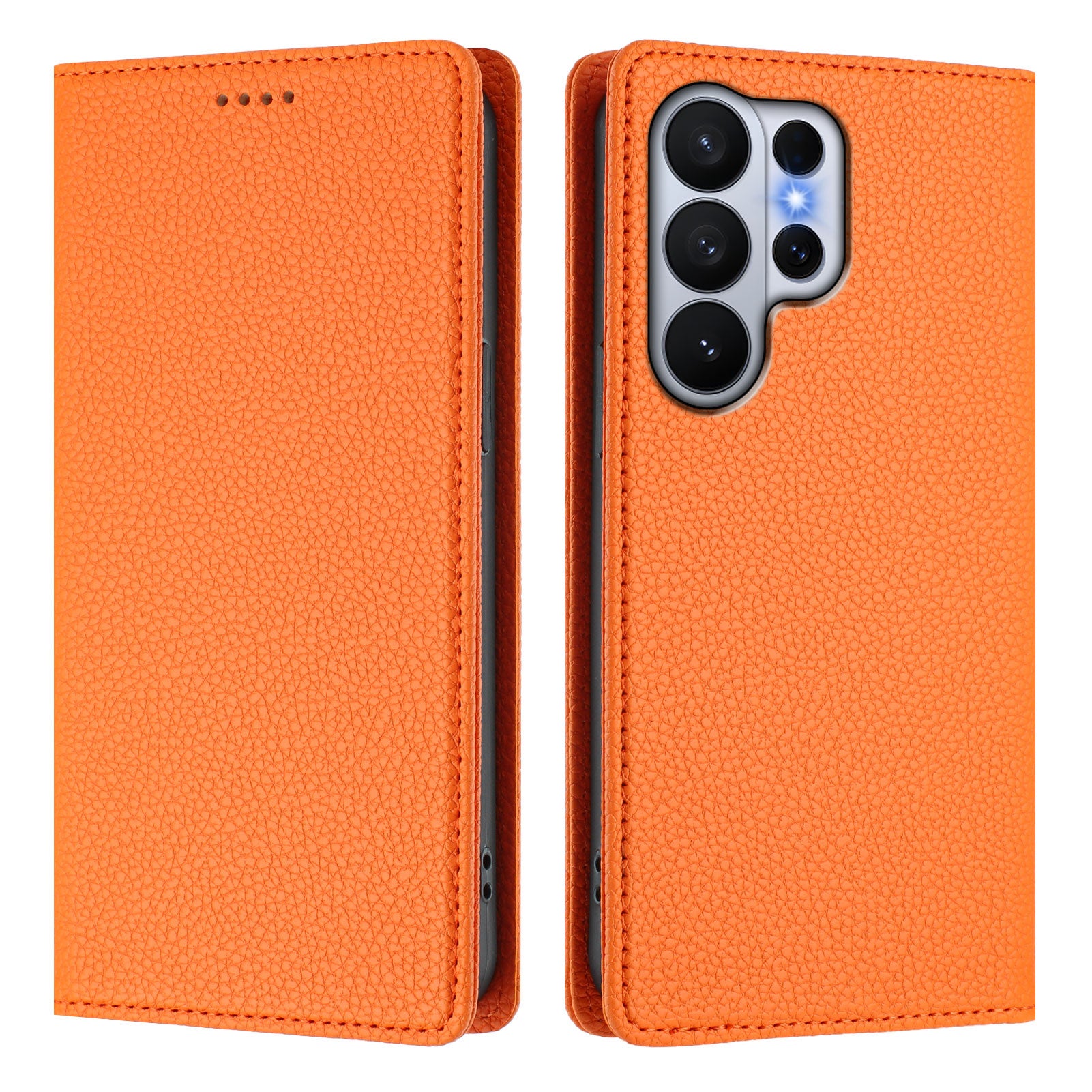 For Samsung Galaxy S26 Ultra Wallet Case RFID Blocking Litchi Texture Leather Mobile Cover