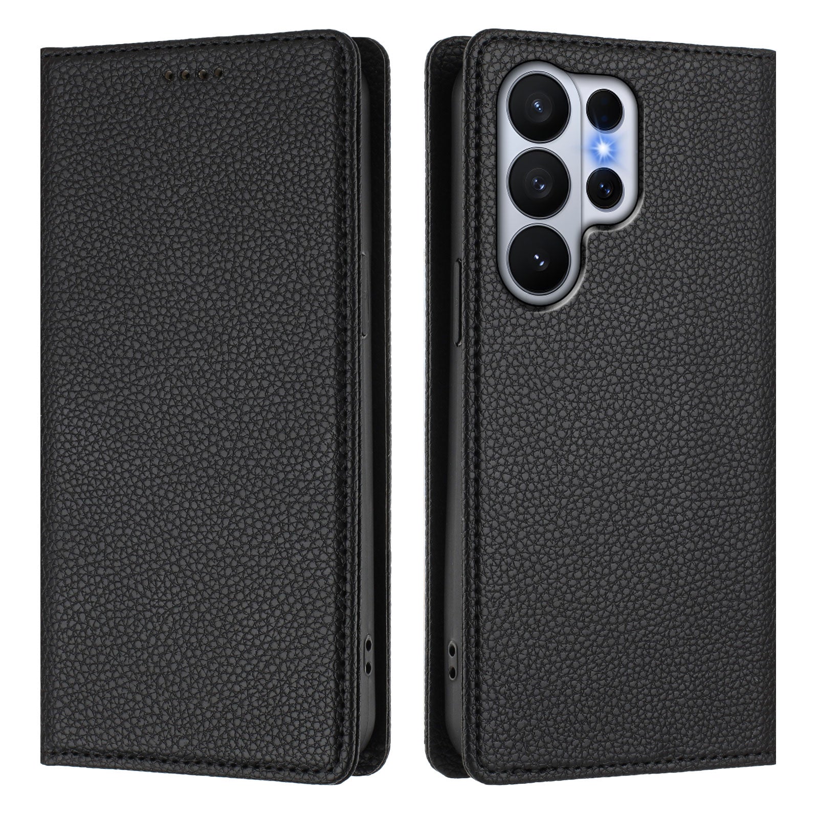 For Samsung Galaxy S26 Ultra Wallet Case RFID Blocking Litchi Texture Leather Mobile Cover