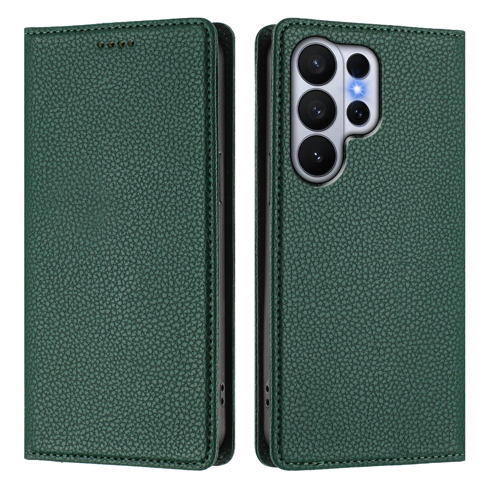 For Samsung Galaxy S26 Ultra Wallet Case RFID Blocking Litchi Texture Leather Mobile Cover