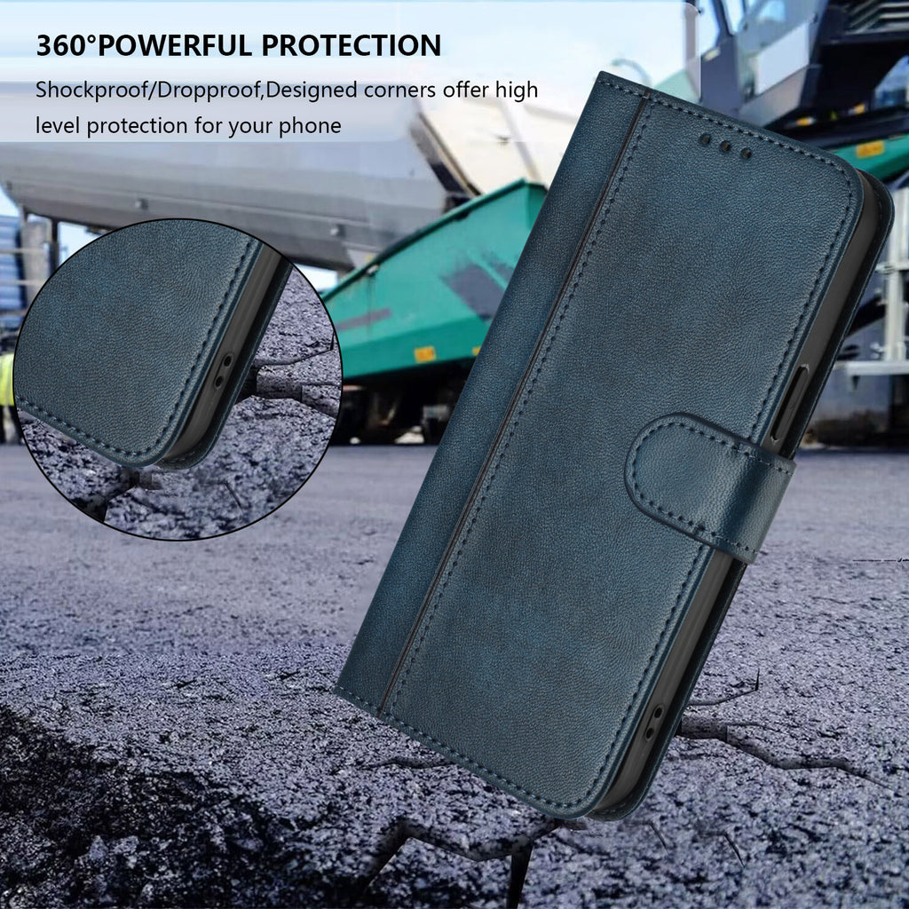 For Samsung Galaxy S26 Ultra Cases Wallet Stand Retro Texture Leather Phone Cover with Lanyard