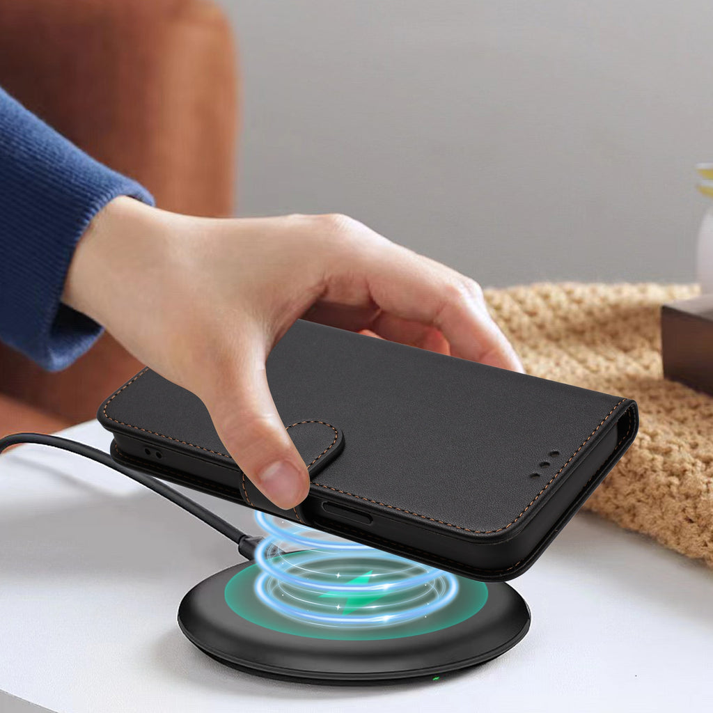 For Samsung Galaxy S26 / S26 Pro Leather Case Wallet Stand Phone Cover with Wrist Strap