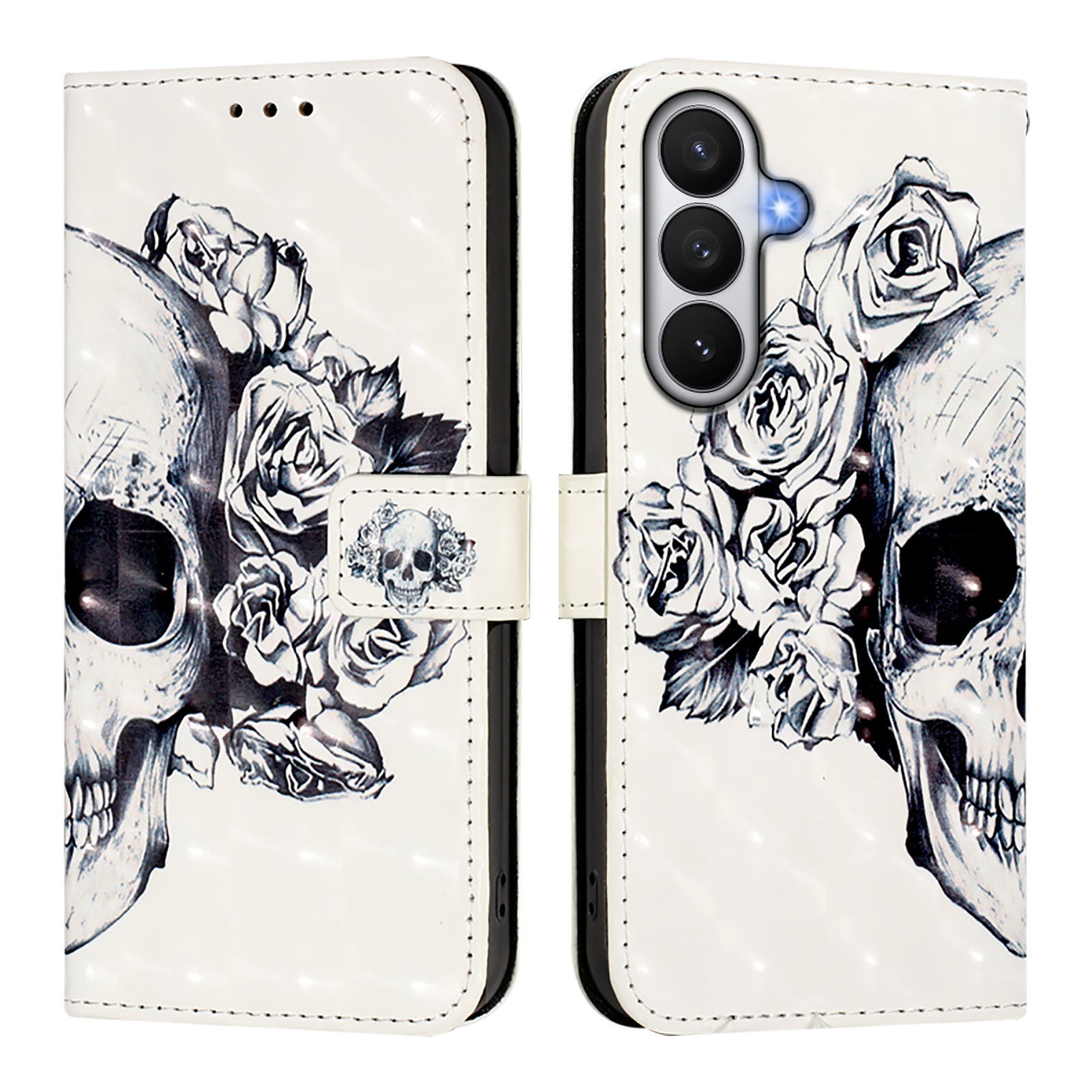 For Samsung Galaxy S26 / S26 Pro Leather Case Pattern Printing Wallet Stand Mobile Cover with Strap