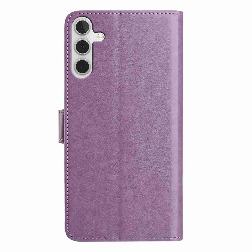 For Samsung Galaxy A05s 4G Wallet Phone Case Stand PU Leather Folio Flip Cover with 8 Card Slot