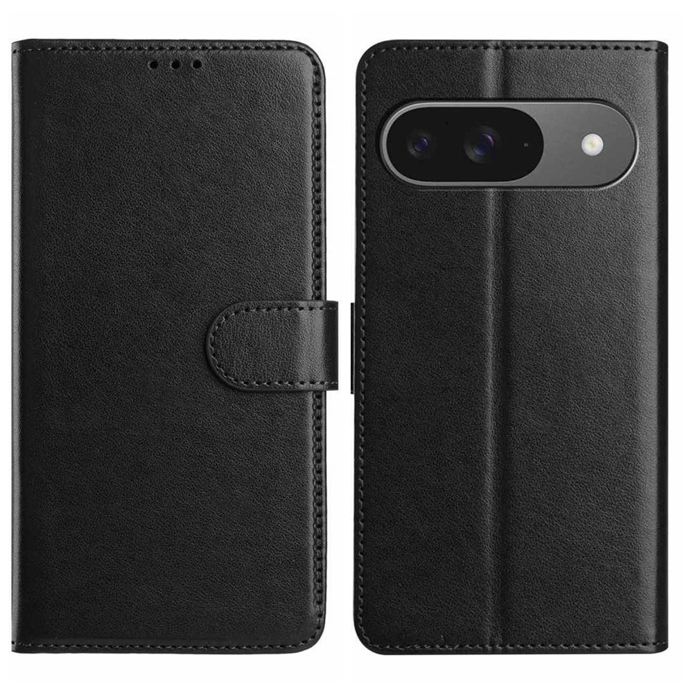 For Google Pixel 9 Wallet Phone Case Stand PU Leather Folio Flip Cover with 8 Card Slot
