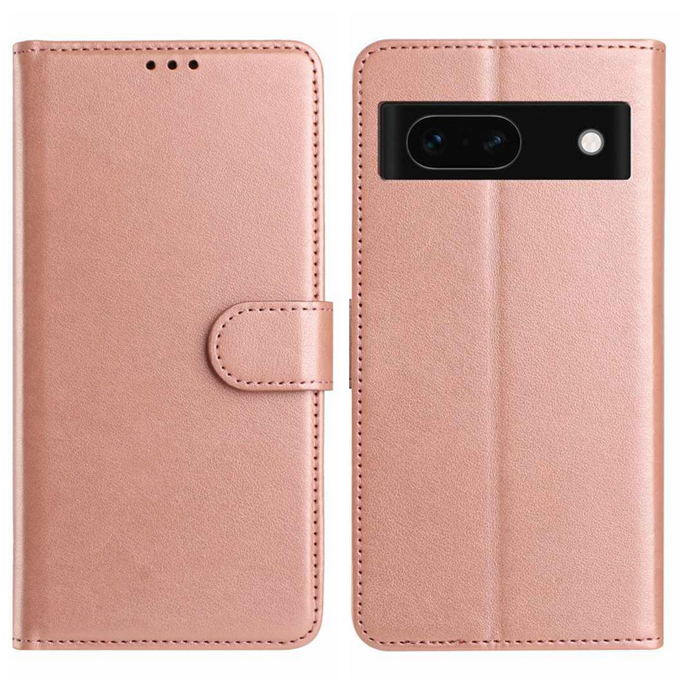 For Google Pixel 8a Wallet Phone Case Stand PU Leather Folio Flip Cover with 8 Card Slot