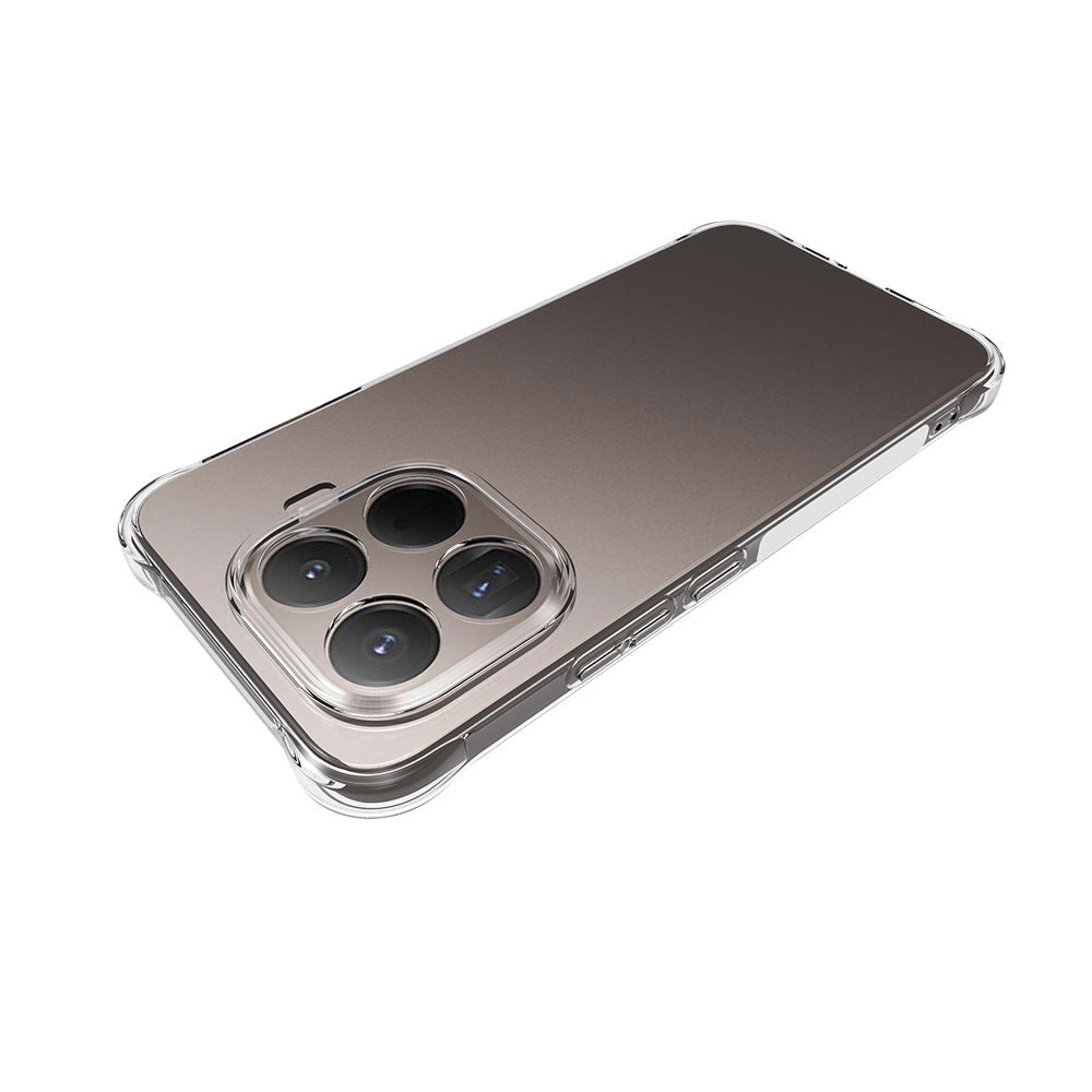 For Xiaomi 15T Pro Clear TPU Case WANLONFENG TM Series 2.0mm Phone Back Cover