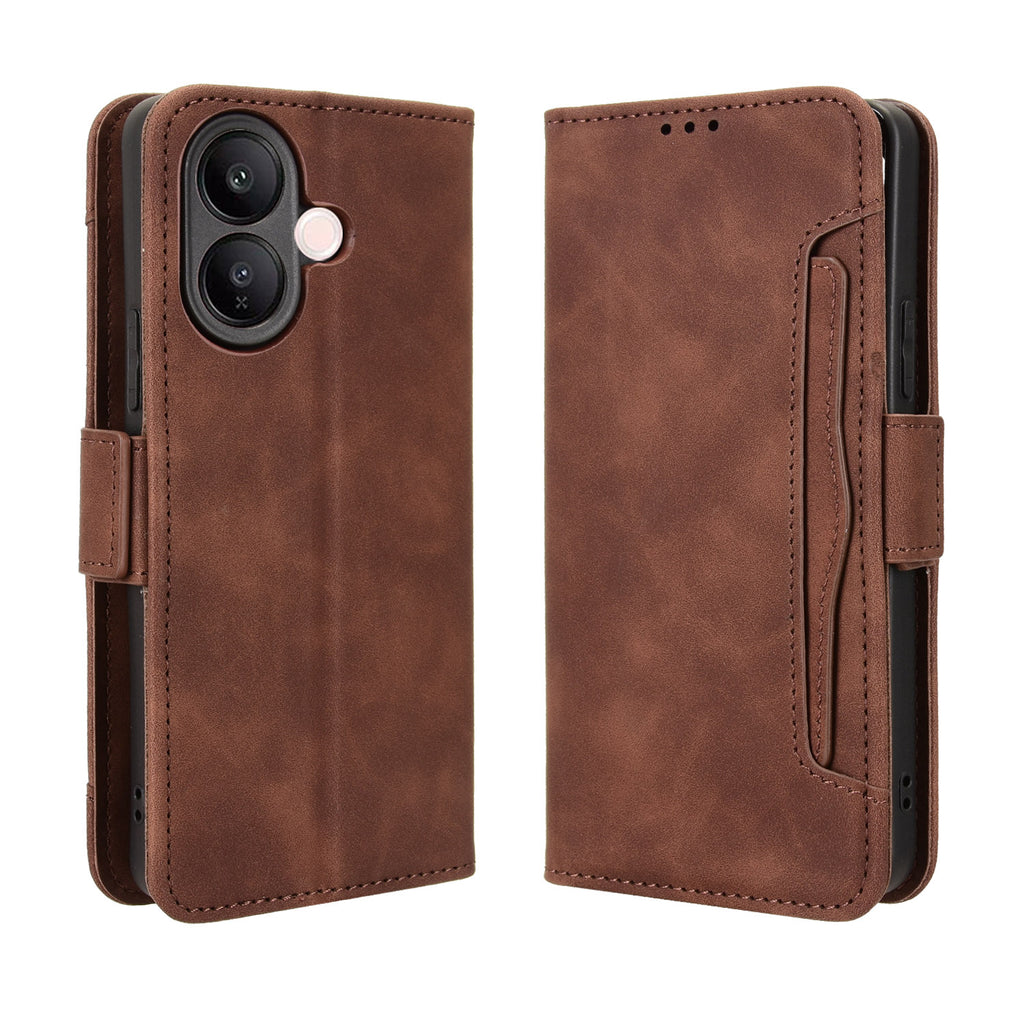 For vivo V60 Lite 5G Leather Case Phone Wallet Cover with Multiple Card Slots