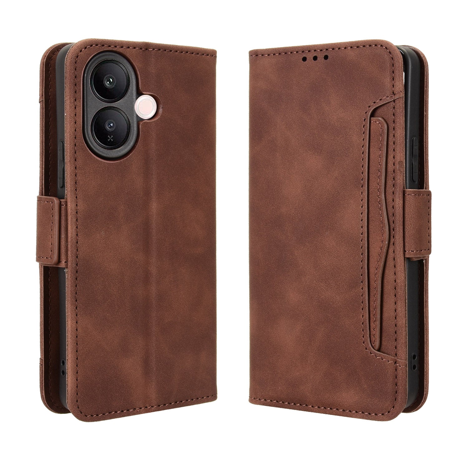 For vivo V60 Lite 5G Leather Case Phone Wallet Cover with Multiple Card Slots