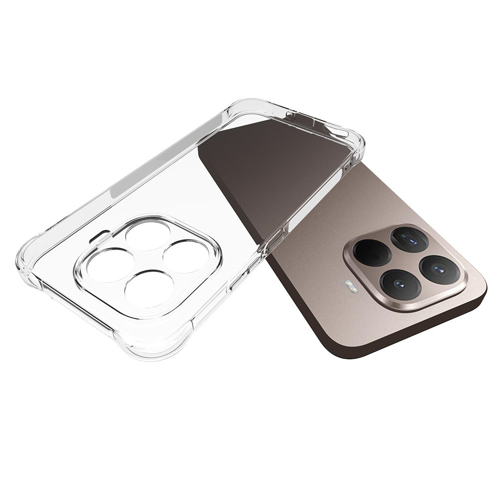 For Xiaomi 15T Pro Case WANLONFENG WL Series 2.0mm TPU Phone Cover with Tempered Glass Film