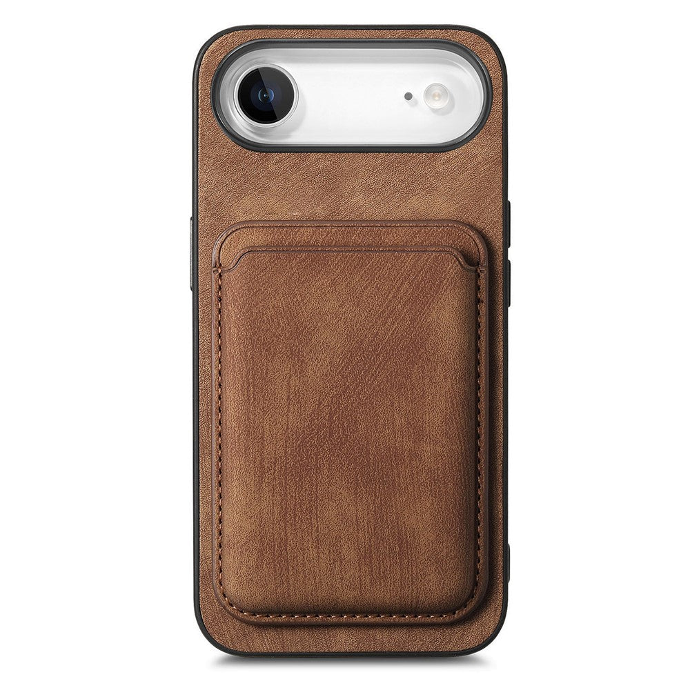 For iPhone Air Case Retro Leather + TPU Phone Cover with Detachable Card Slot