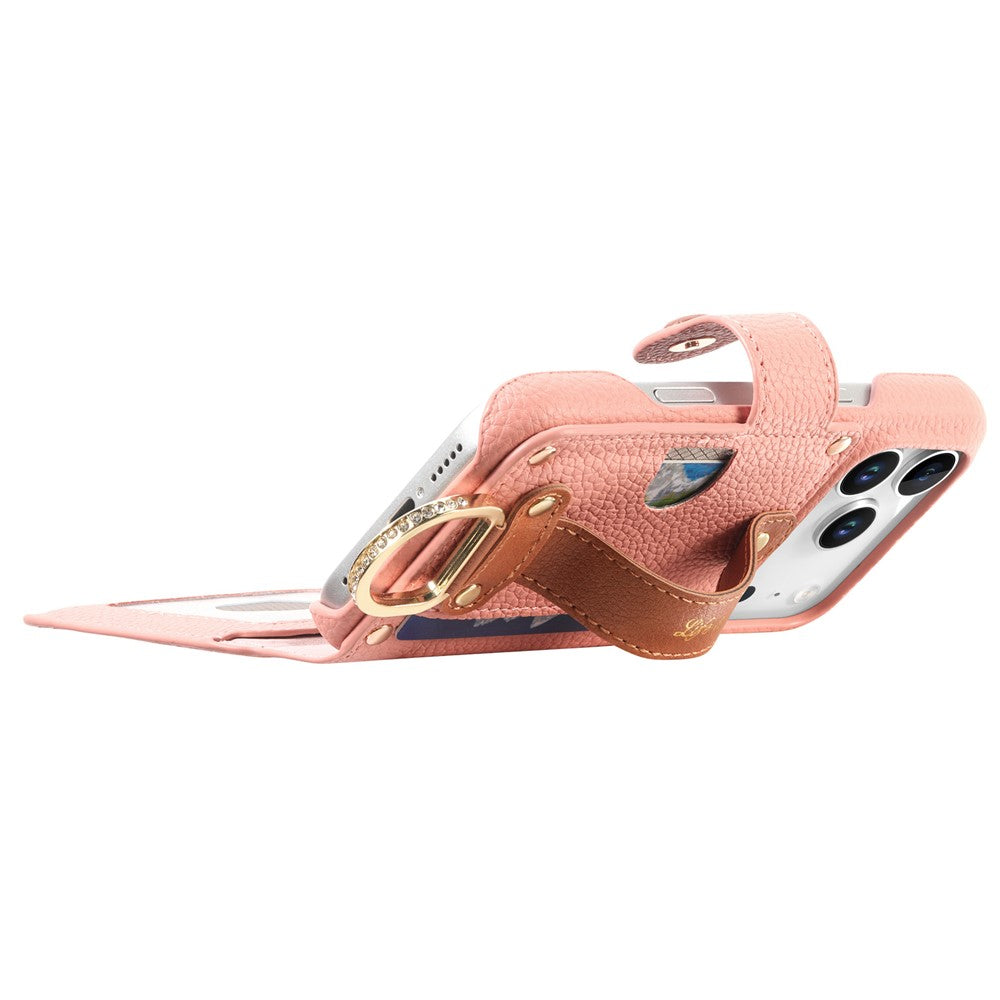 For iPhone 17 Pro Max Case RFID Blocking Zipper Wallet PU Leather Mobile Cover