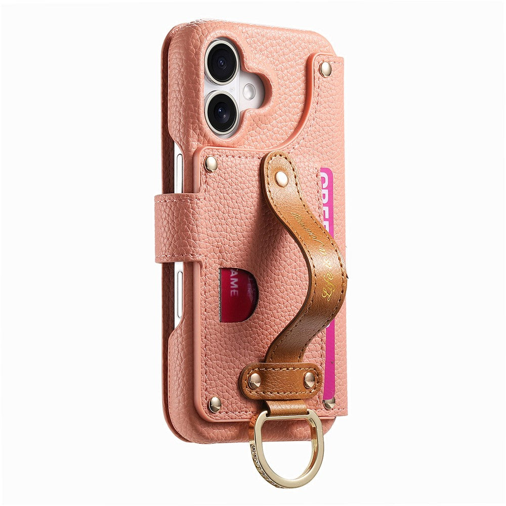 For iPhone 17 Case RFID Blocking Zipper Wallet PU Leather Mobile Cover