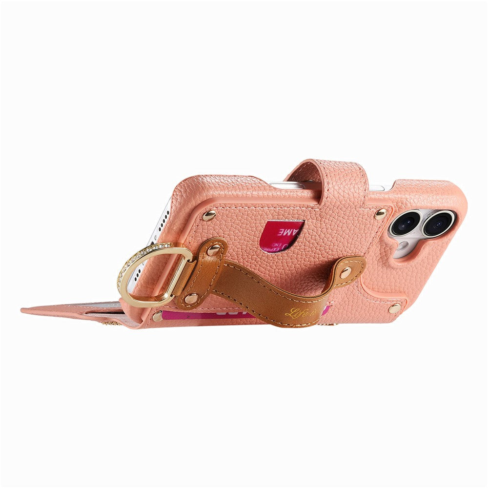 For iPhone 17 Case RFID Blocking Zipper Wallet PU Leather Mobile Cover