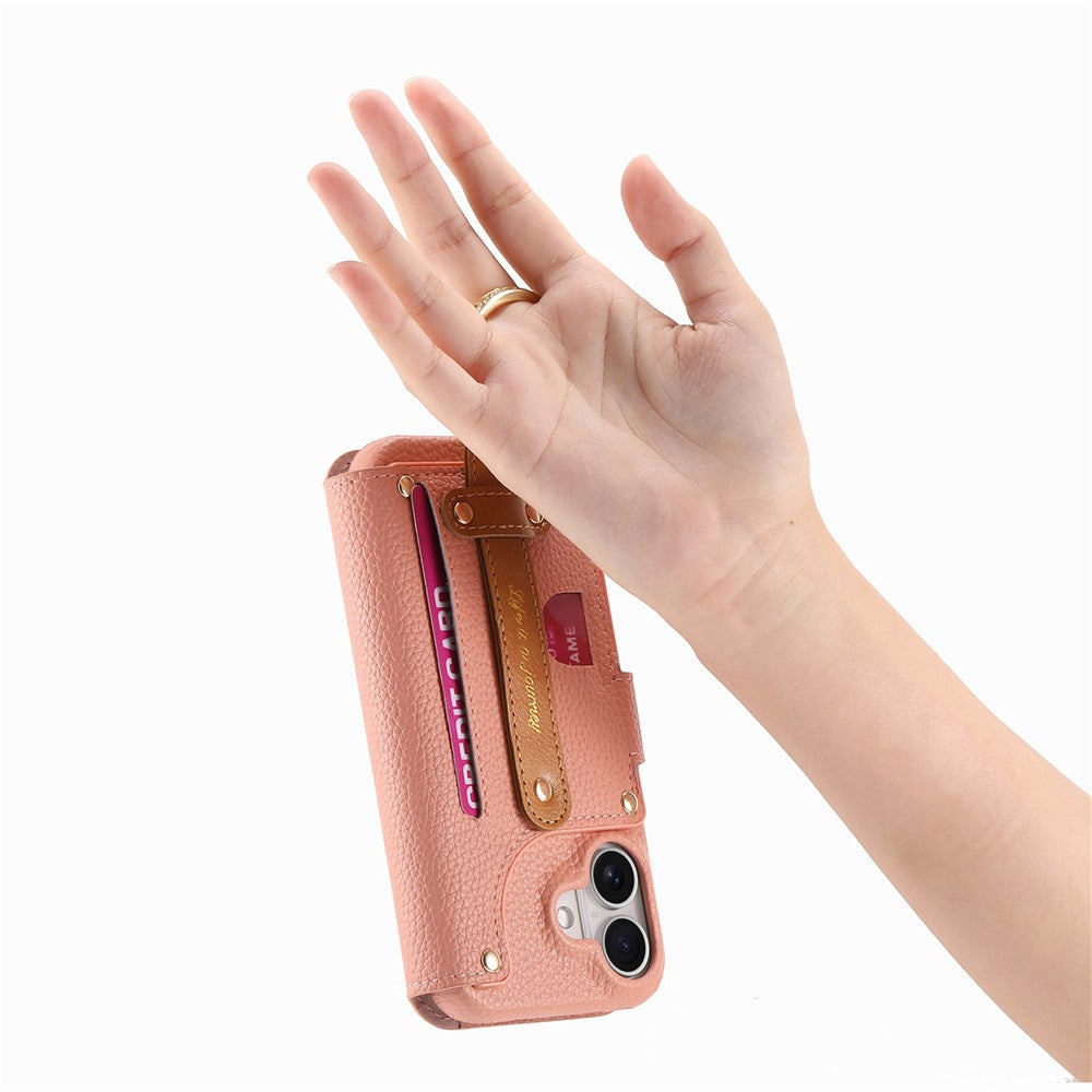 For iPhone 17 Case RFID Blocking Zipper Wallet PU Leather Mobile Cover