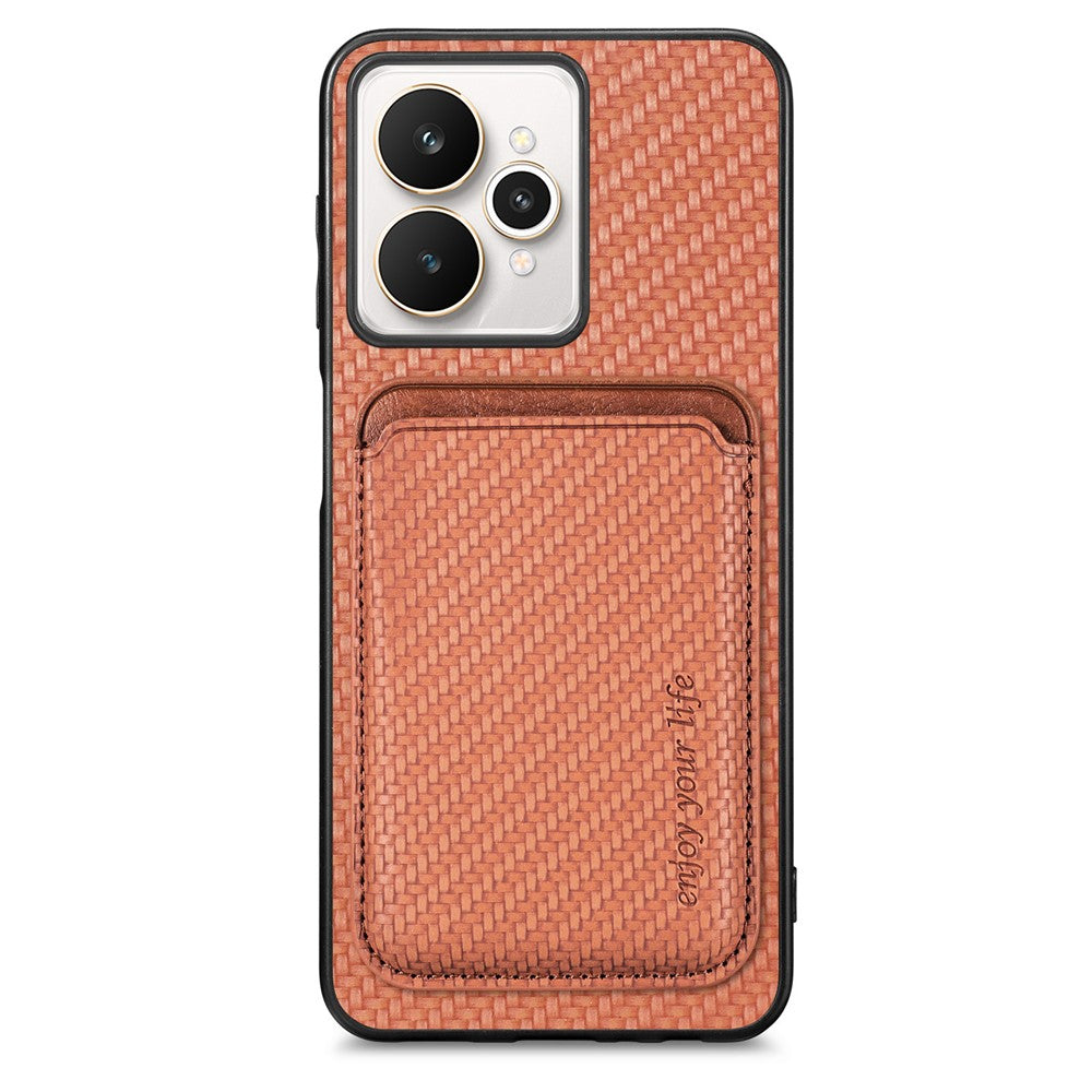 For Realme 15 5G Case Magnetic Detachable Card Holder Phone Back Cover