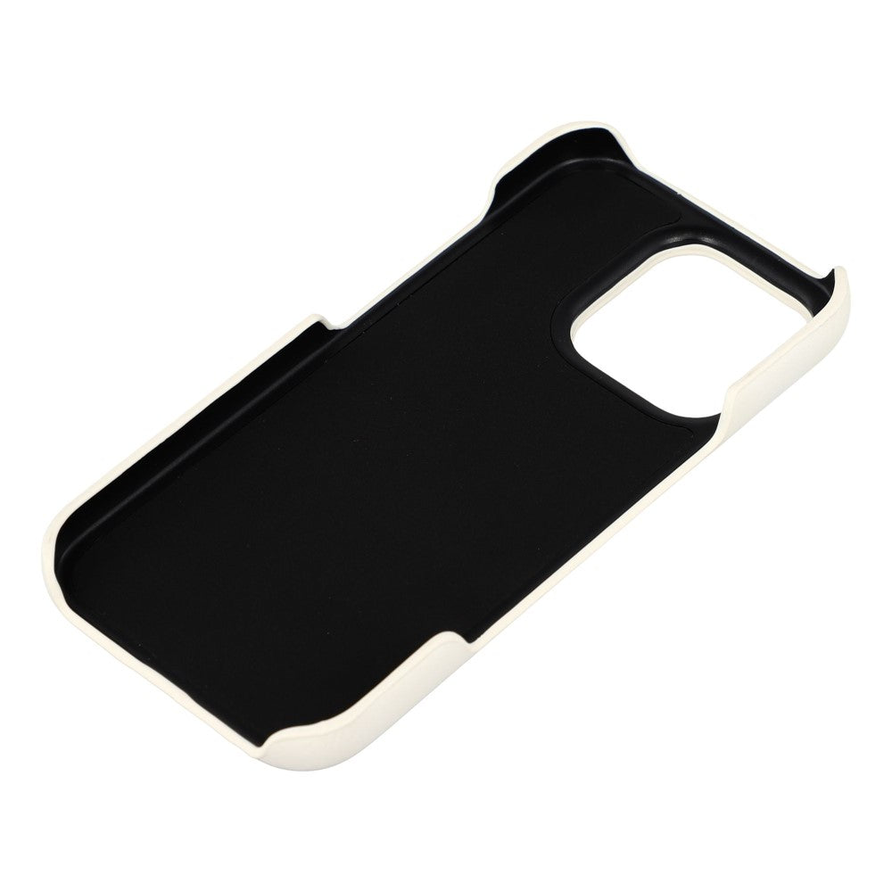 For iPhone 16 Pro Max Case Compatible with MagSafe Skin-Touch Leather + PC Back Cover