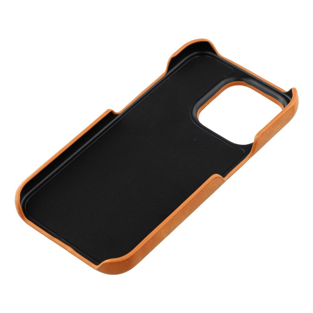 Étui pour iPhone 14 Pro Max compatible MagSafe, en cuir souple et polycarbonate.