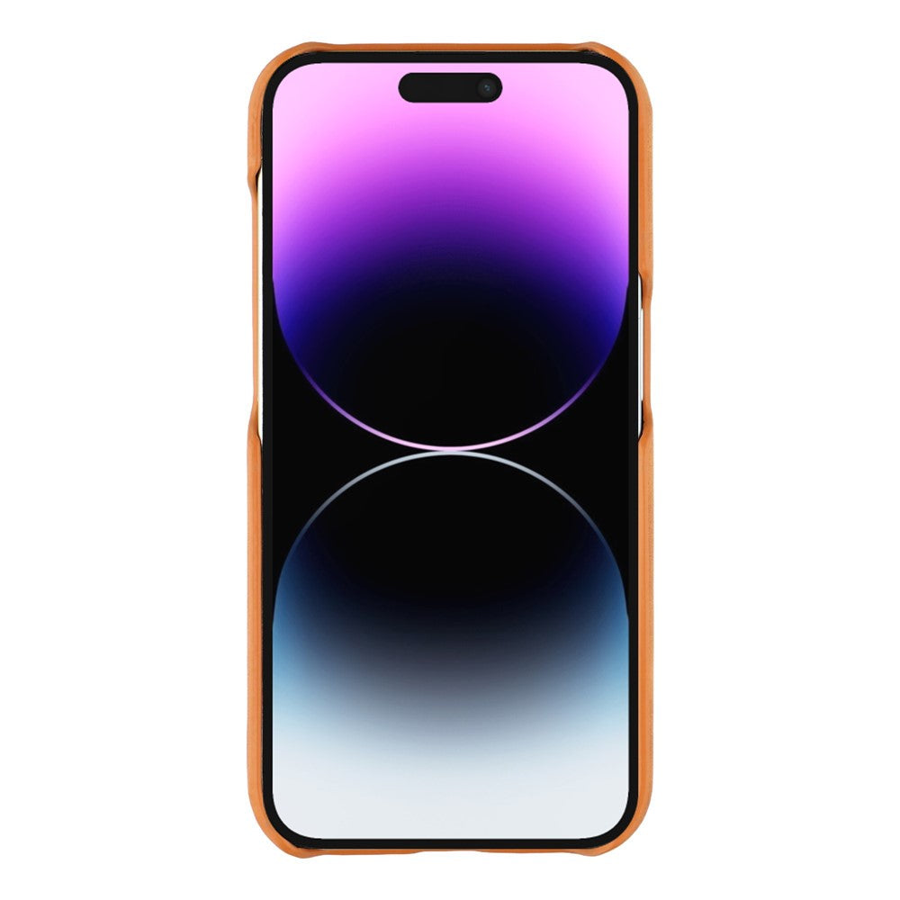 For iPhone 14 Pro Case Compatible with MagSafe Skin-Touch Leather + PC Back Cover