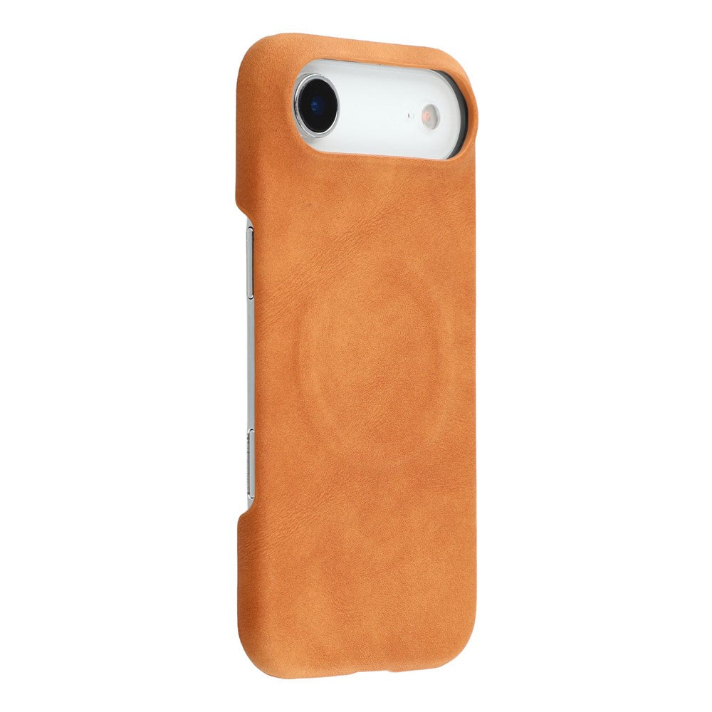 For iPhone Air Case Compatible with MagSafe Skin-Touch Leather + PC Back Cover