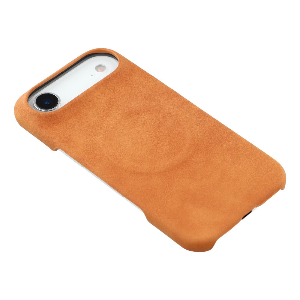For iPhone Air Case Compatible with MagSafe Skin-Touch Leather + PC Back Cover