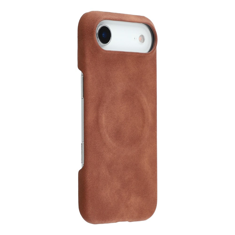 For iPhone Air Case Compatible with MagSafe Skin-Touch Leather + PC Back Cover