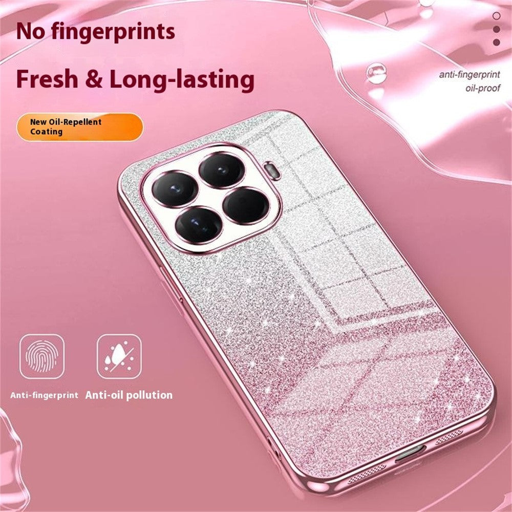 For Xiaomi 15T Pro Case Electroplating Gradient Glitter TPU Phone Cover