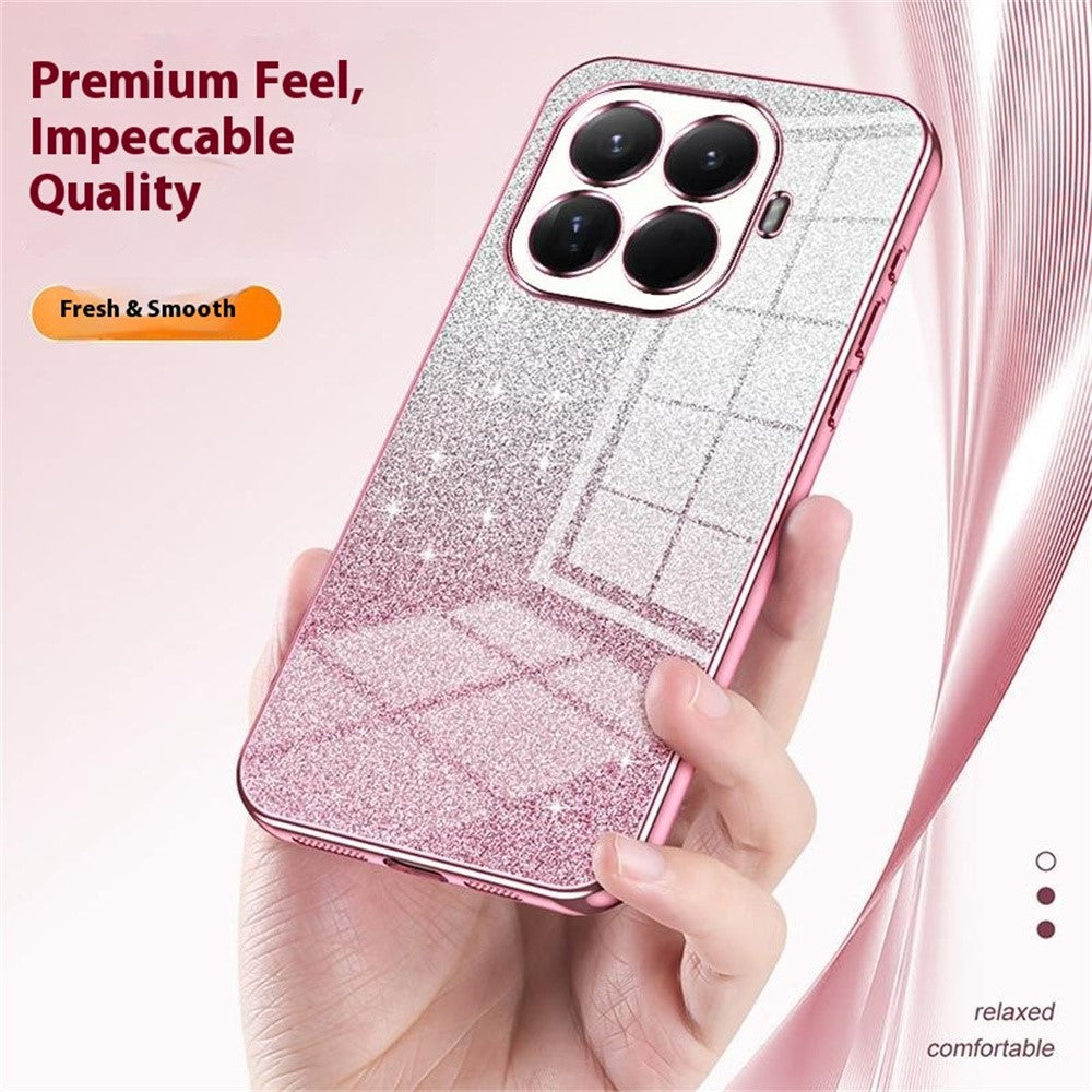 For Xiaomi 15T Pro Case Electroplating Gradient Glitter TPU Phone Cover