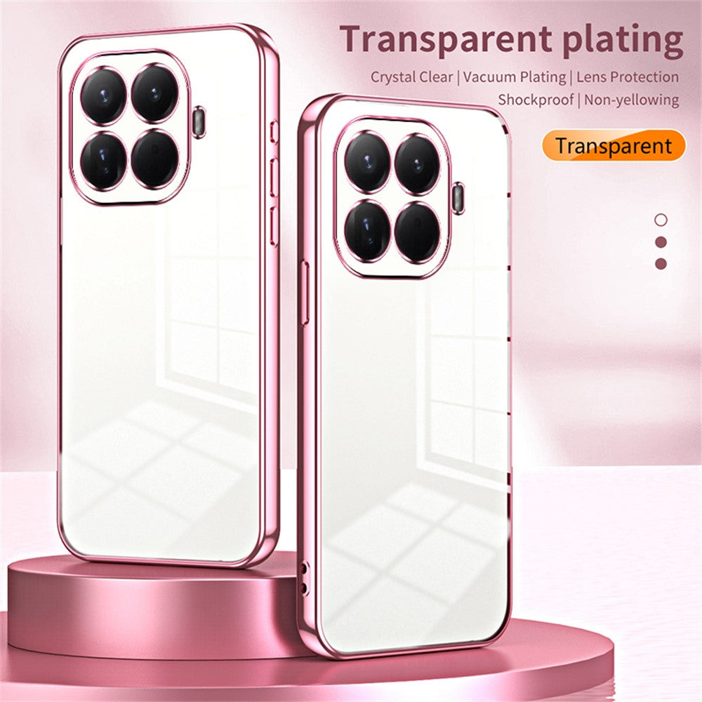 For Xiaomi 15T Pro Case Electroplating Frame Soft TPU Phone Cover