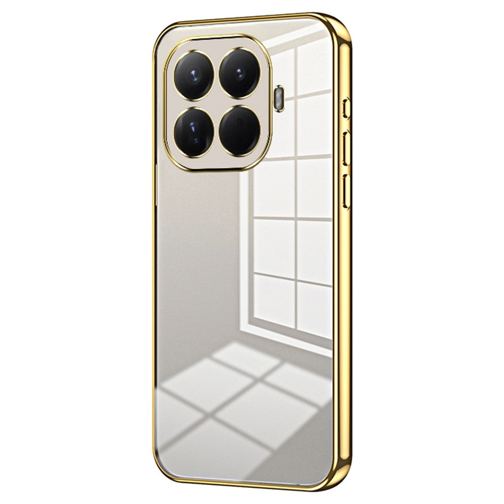 For Xiaomi 15T Pro Case Electroplating Frame Soft TPU Phone Cover