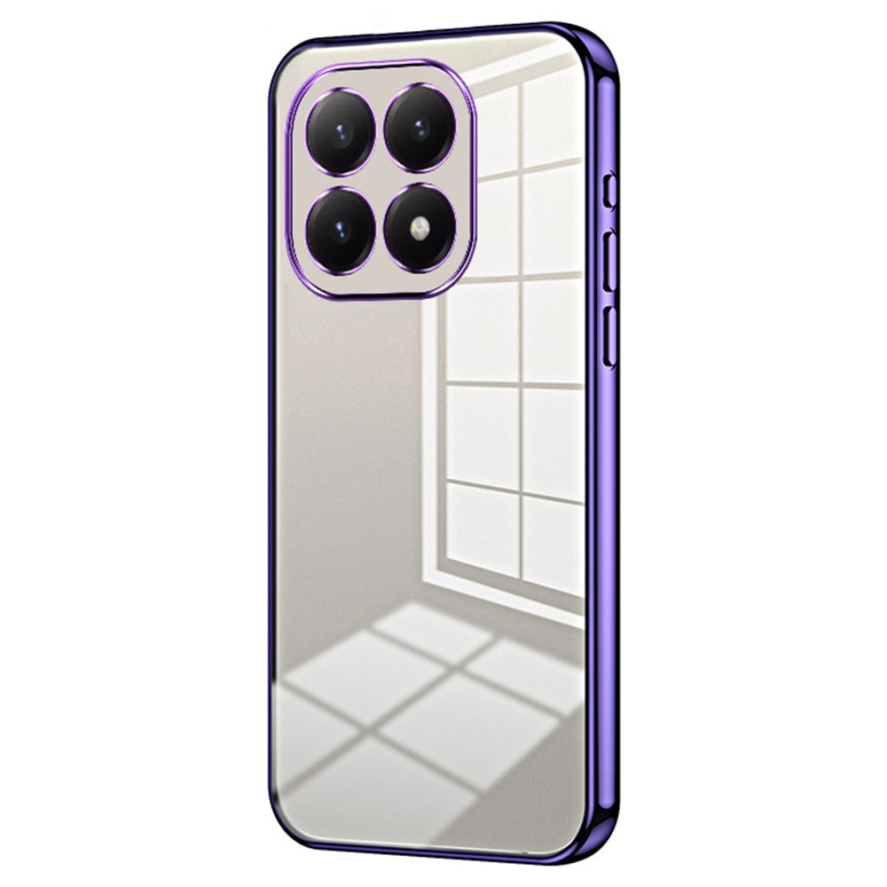 For Xiaomi 15T Case Electroplating Frame Soft TPU Phone Cover