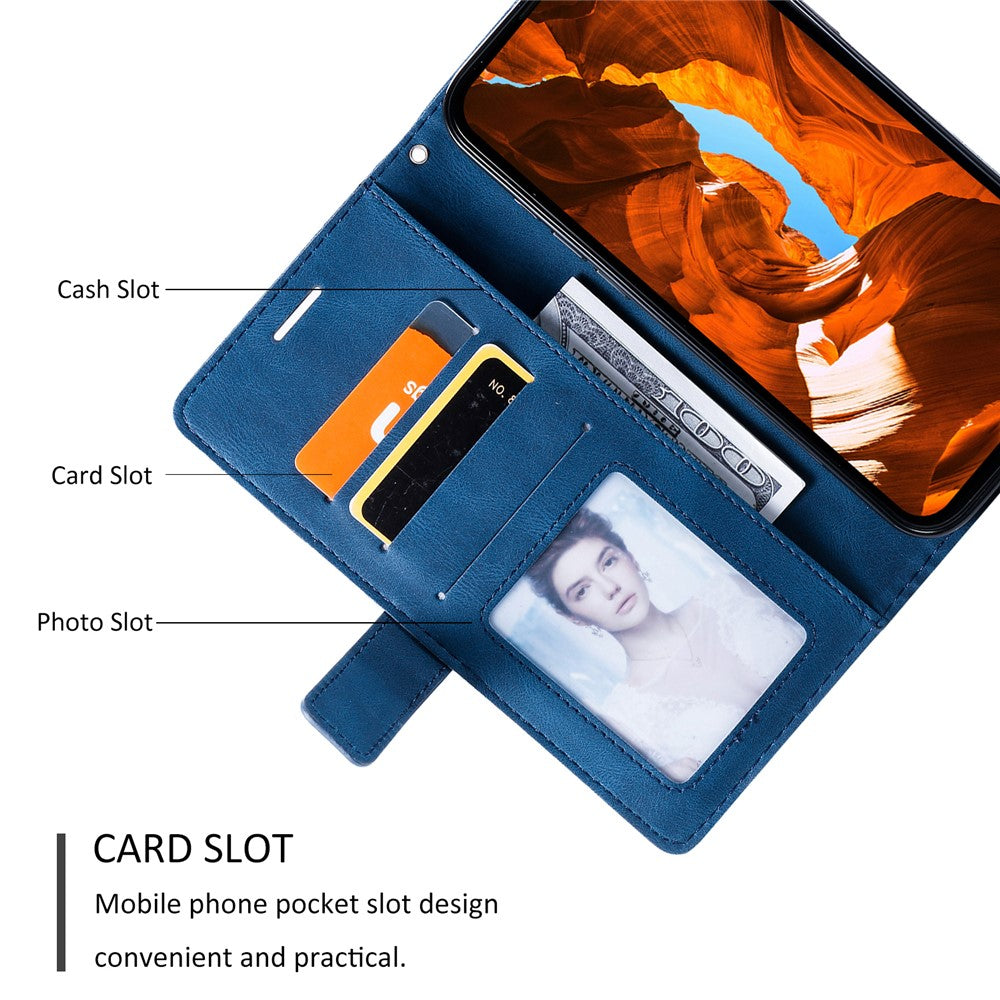 For Xiaomi 15T Case Imprinted Lines PU Leather Splicing Wallet Phone Cover