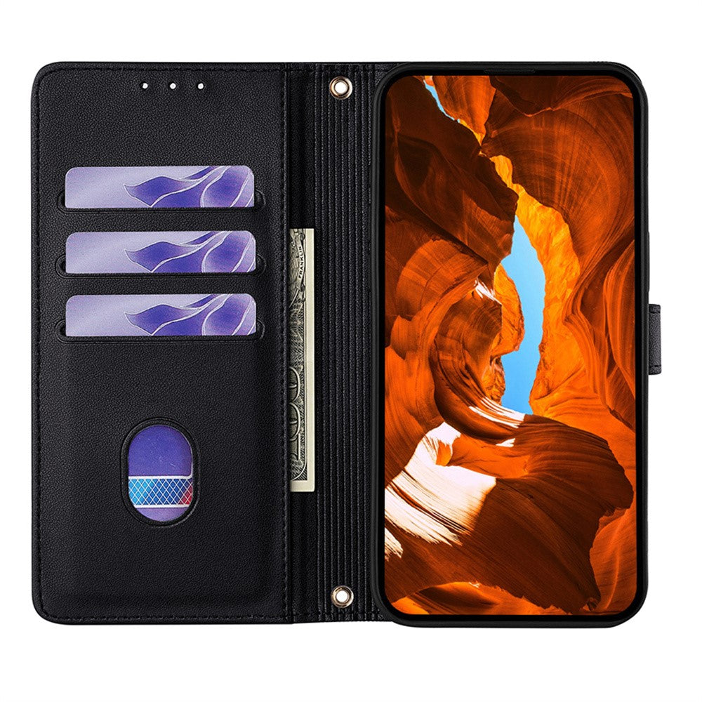 For Google Pixel 10 Case Metal I-Buckle PU Leather Wallet Phone Cover