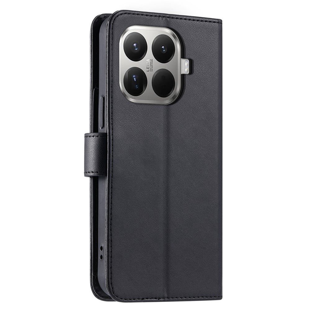 For Xiaomi 15T Pro Case Ring Buckle Wallet Stand Rhombus Crossbody Leather Mobile Cover