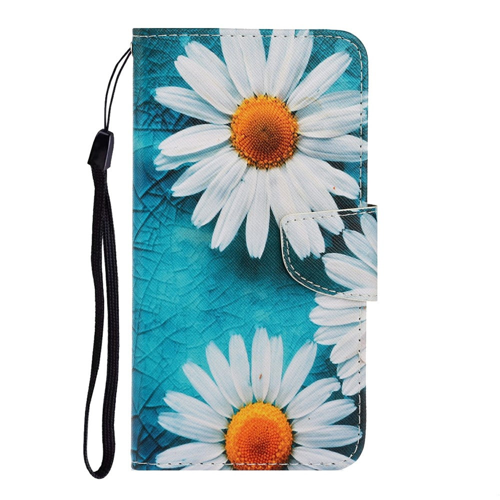 For Xiaomi 15T Pro Case Pattern Printing Protective Leather Folio Phone Cover with Wrist Strap