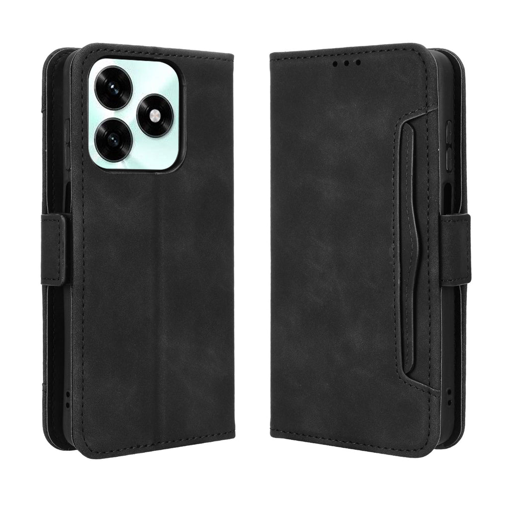 For Honor X5c Plus 4G Leather Case Phone Wallet Cover with Multiple Card Slots