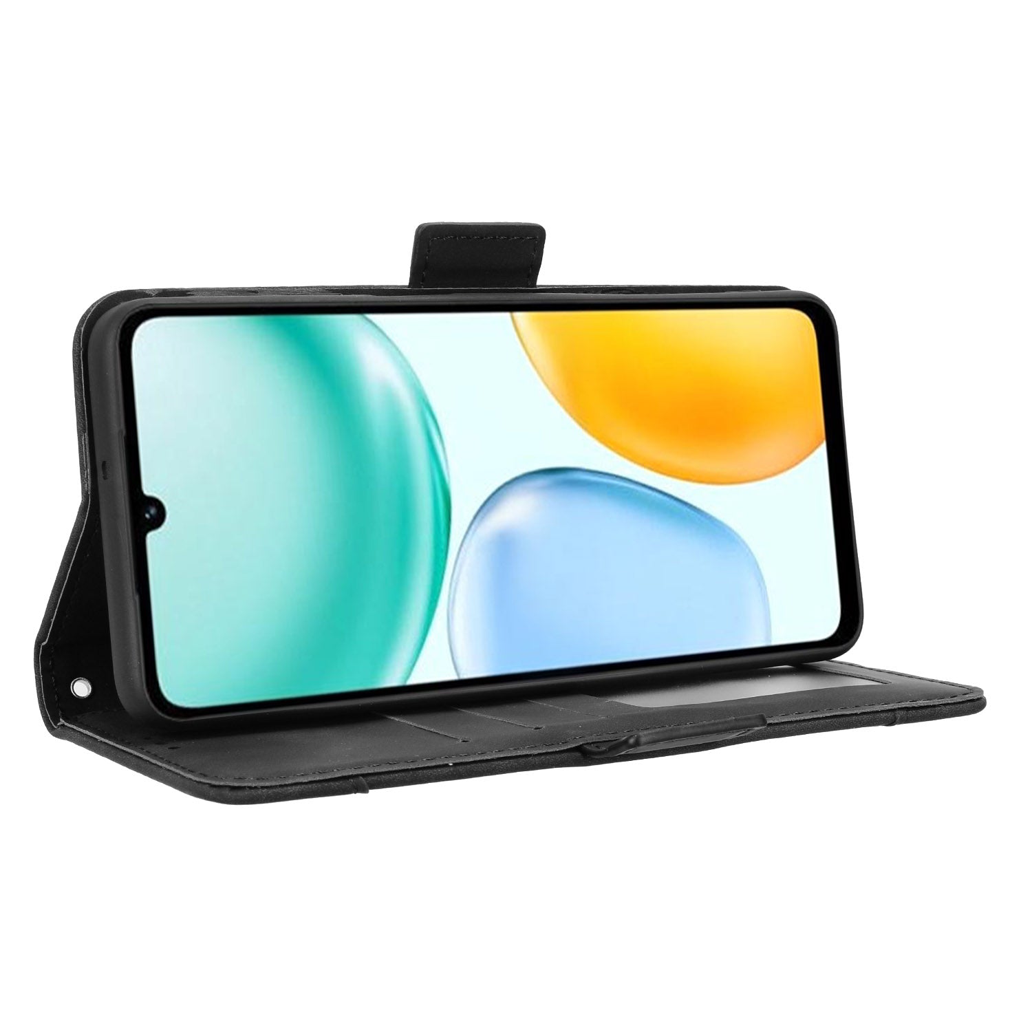 For Honor X5c Plus 4G Leather Case Phone Wallet Cover with Multiple Card Slots