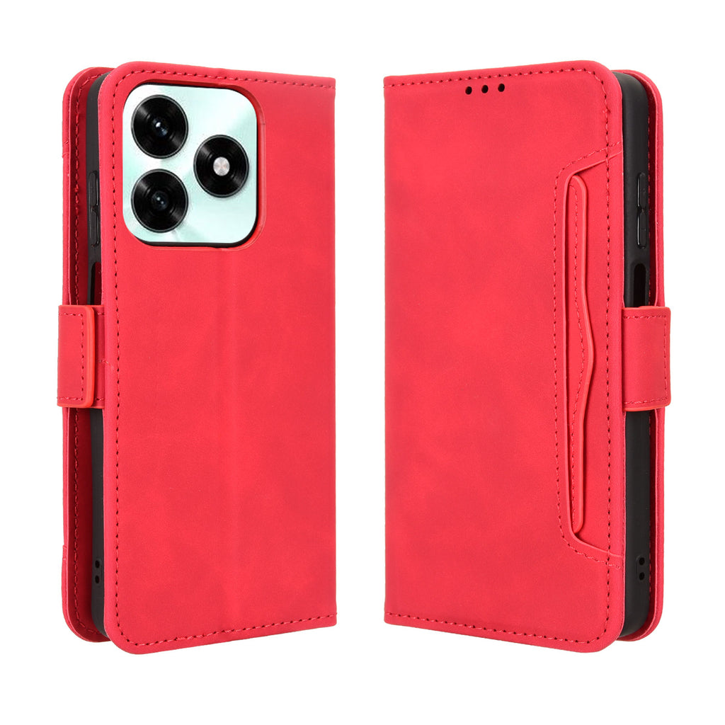 For Honor X5c Plus 4G Leather Case Phone Wallet Cover with Multiple Card Slots