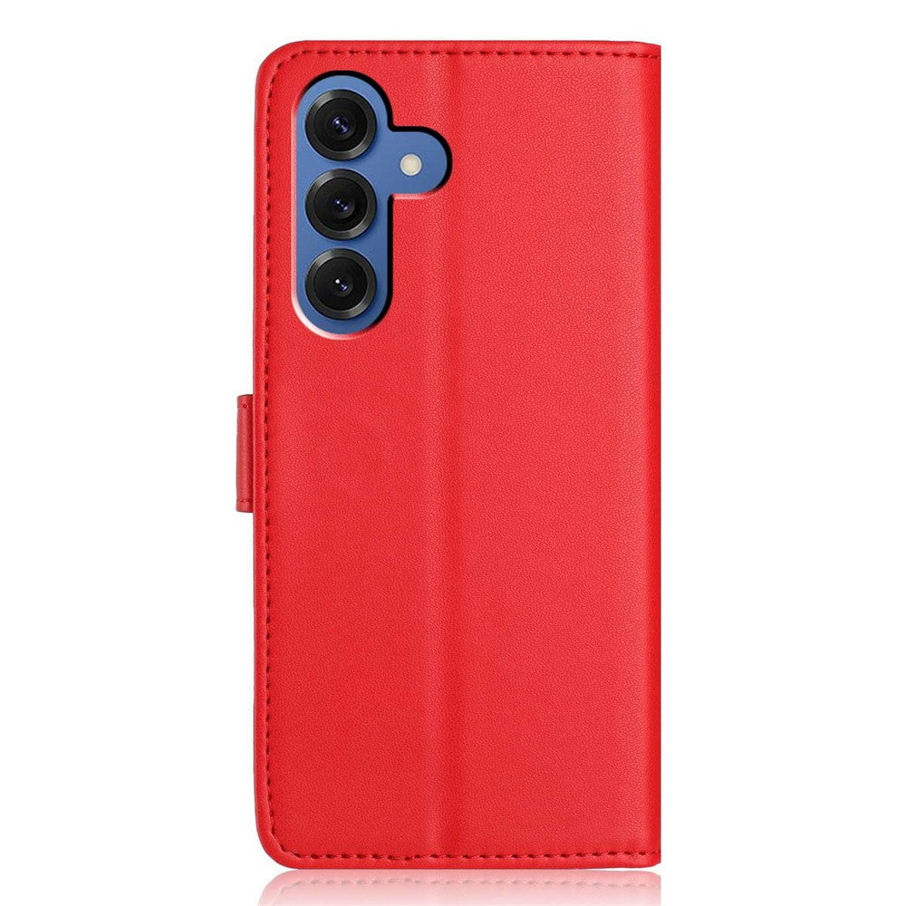 For Samsung Galaxy S26 / S26 Pro Wallet Case with Strap / Multiple Card Slots Solid Color Leather Stand Phone Cover