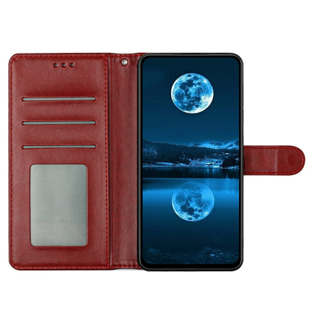 For Samsung Galaxy S26 / S26 Pro Leather Case Wallet Stand Phone Cover with Handy Strap