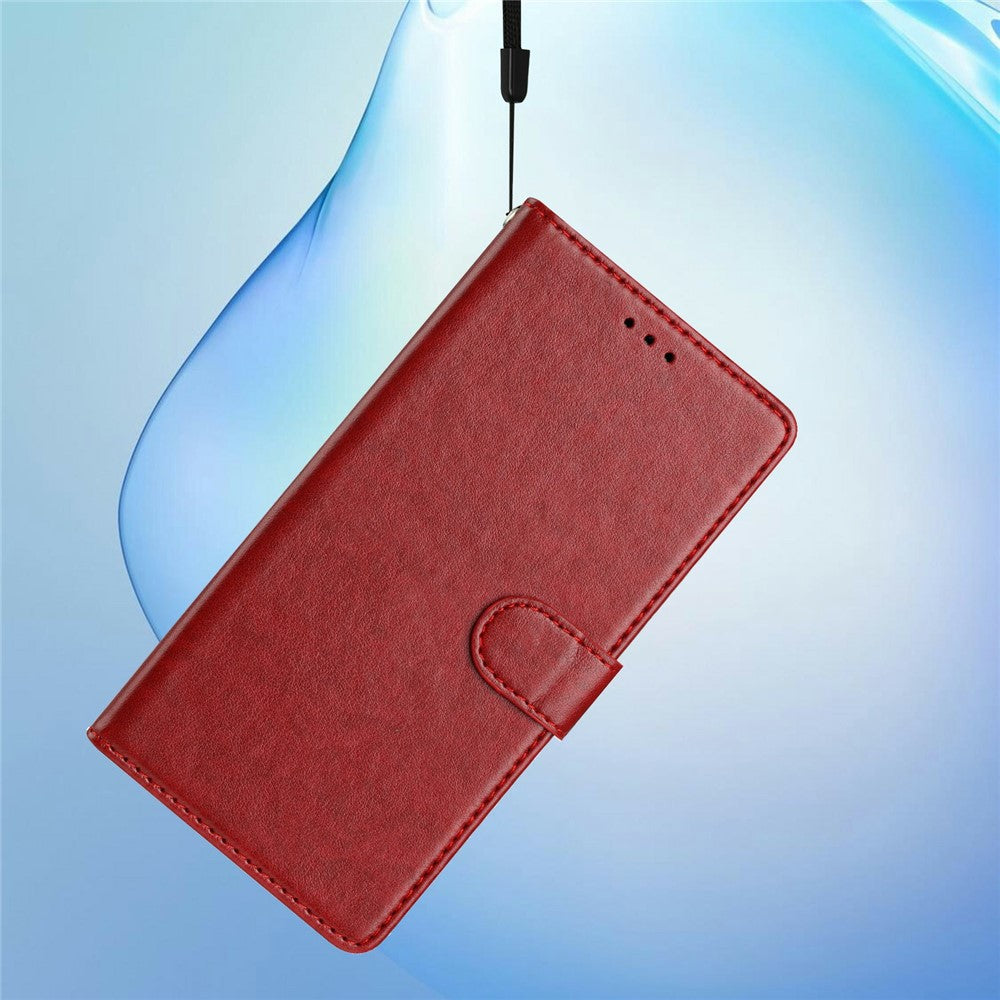 For Samsung Galaxy S26 / S26 Pro Leather Case Wallet Stand Phone Cover with Handy Strap